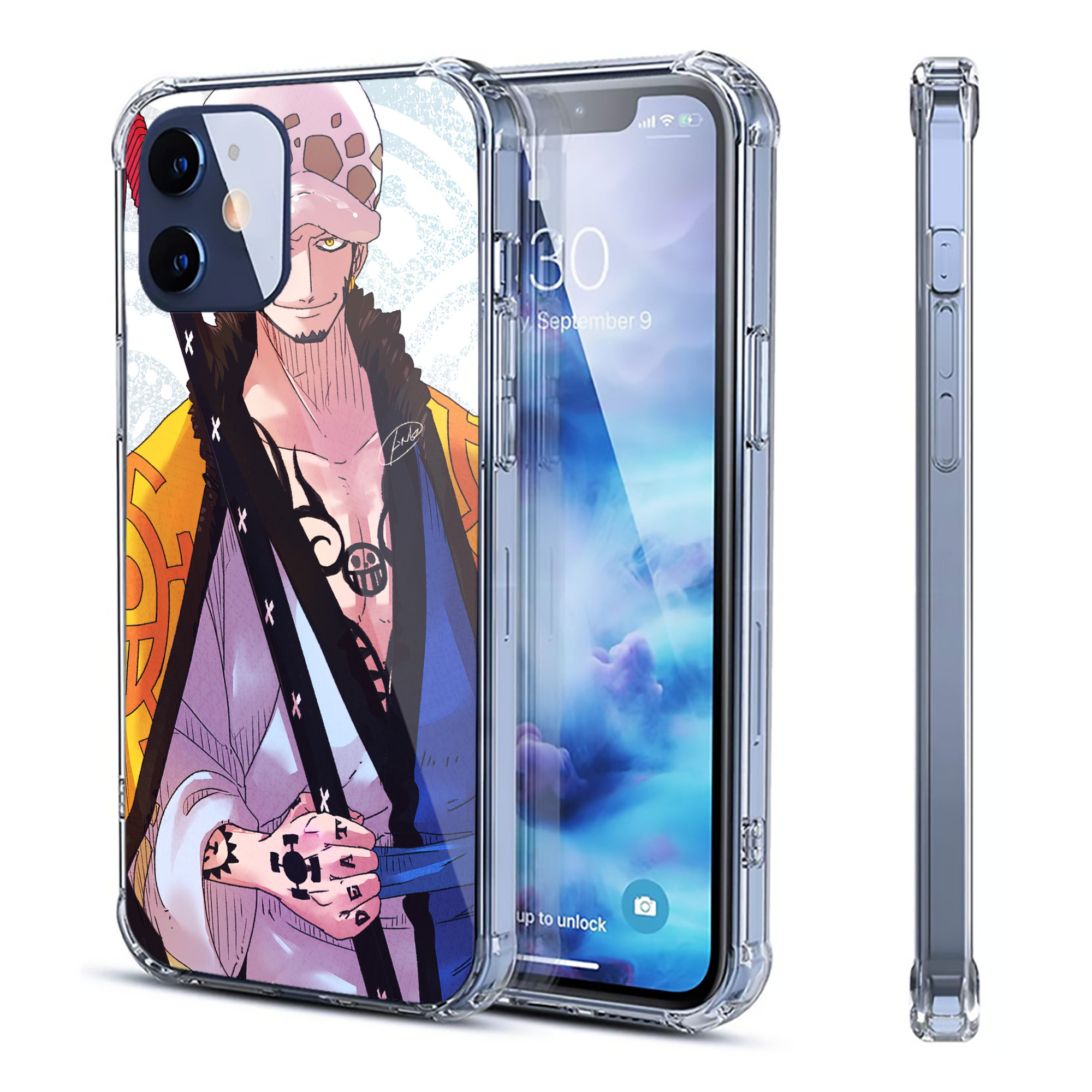 （画像用） ワンピース ONE PIECE 【iPhone 12シリーズ対応】透明スマホケース（クリアソフトケース）